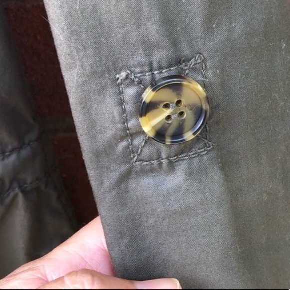 Buffalo David Bitton Small Shirt Jacket Khaki Army Olive Green - Picture 5 of 8